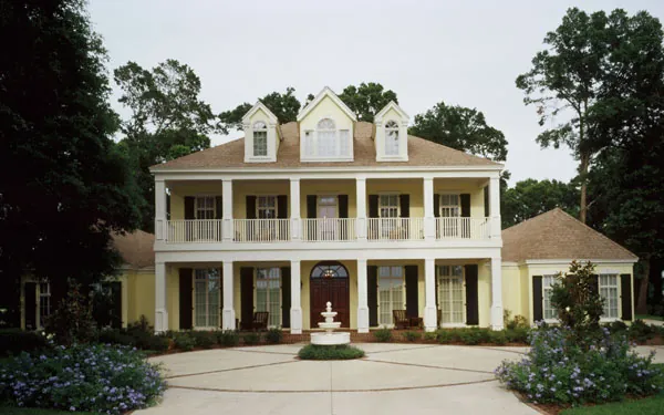 luxury plantation style French Creole architecture