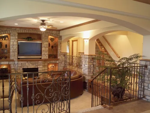 Craftsman Home Basement