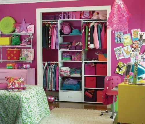 Tween Closet Organization System