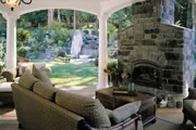 Craftsman Home Outdoor Living Space