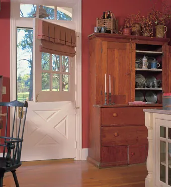 country home kitchen entry